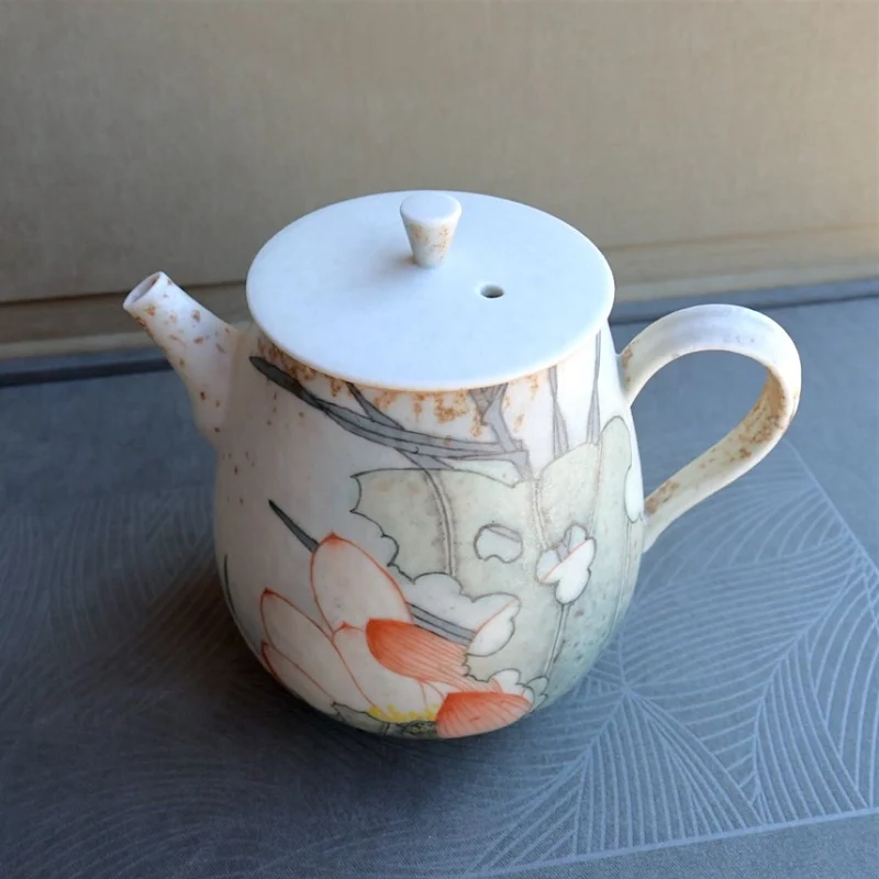 Handbemalte blühende Jingdezhen-Teekannen
