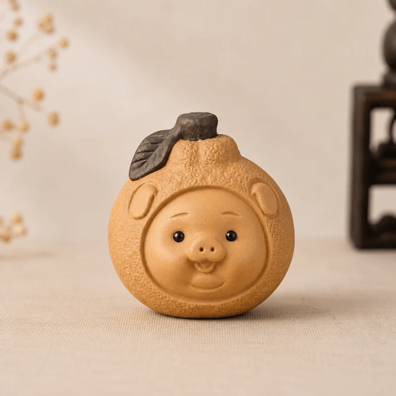 Handgefertigtes Teegeschirr aus Yixing-Ton – Niedliche Tierkollektion