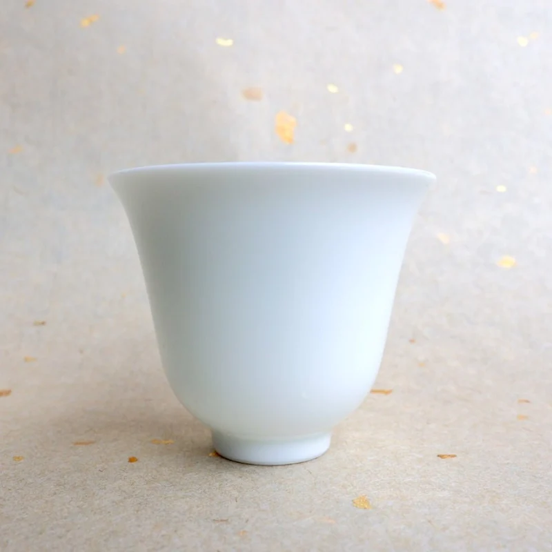 Jingdezhen „Huashen“ weiße Jade-Porzellan-Teetasse 60 ml