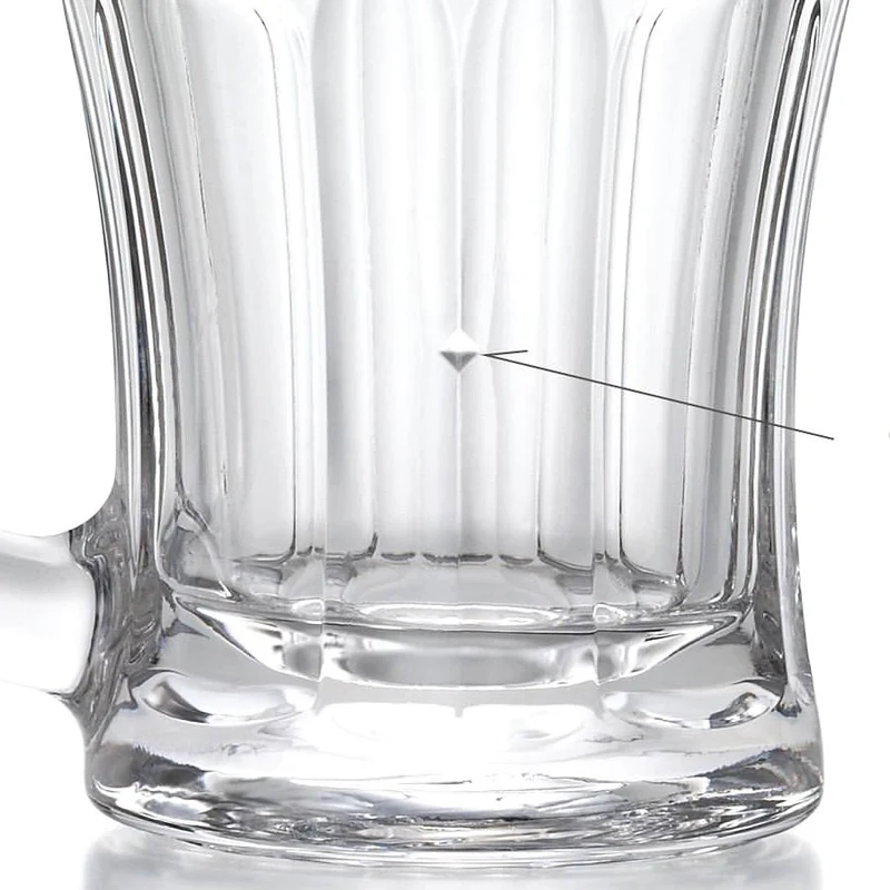 Aderia Jokki Beer Mug Classic Thick Pint Glass With Handle 380ml