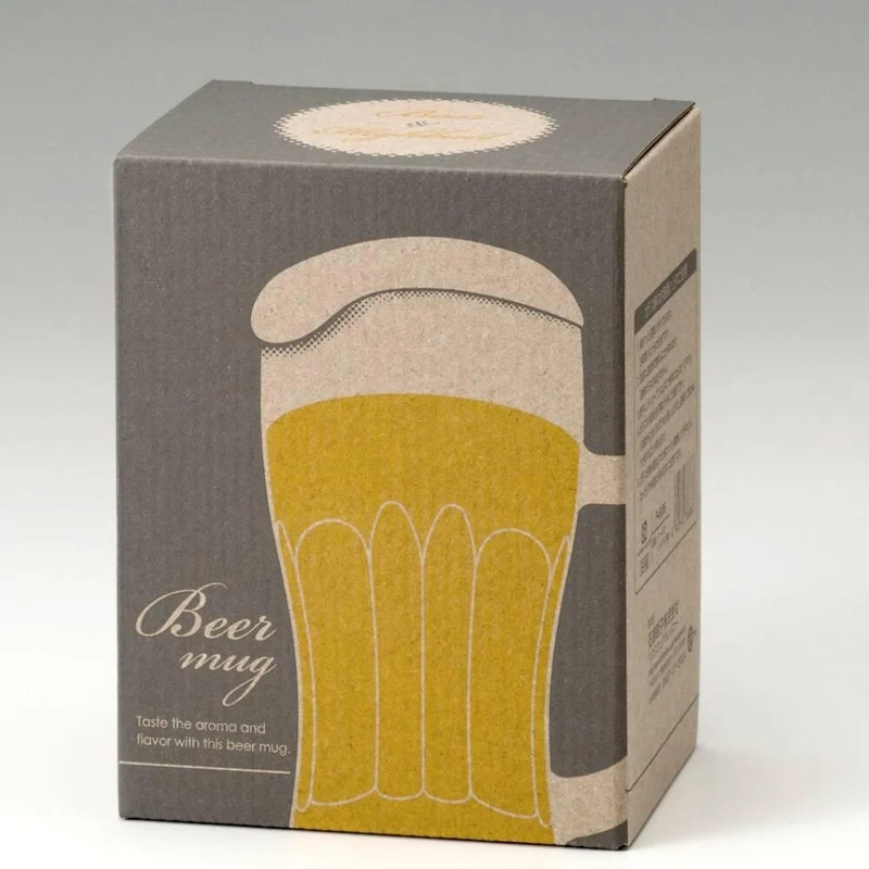 Aderia Jokki Beer Mug Classic Thick Pint Glass With Handle 380ml