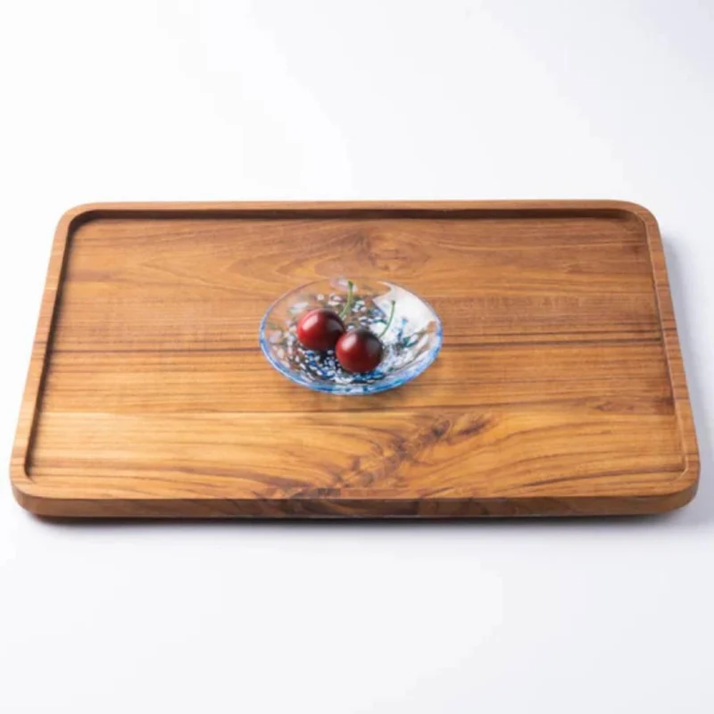 Aderia Handmade Small Glass Plate Water Drops Design 100mm