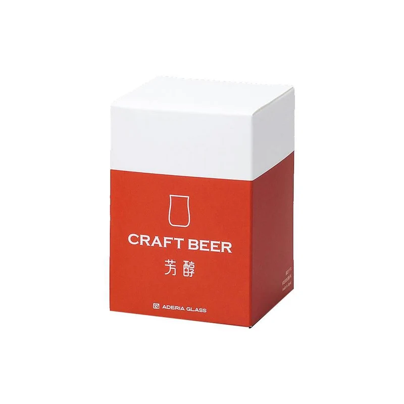 Aderia Craft Beer Glass Curved Bottom Stylish Premium Glassware 280ml