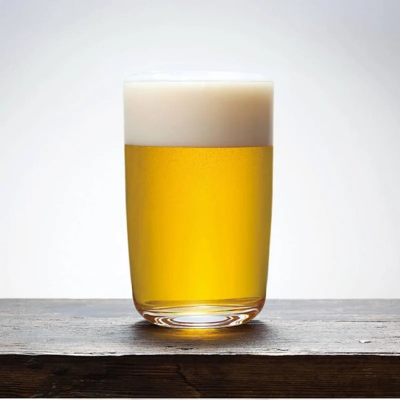 Aderia Craft Beer Glass Straight Sided Stylish Premium Glassware 245ml