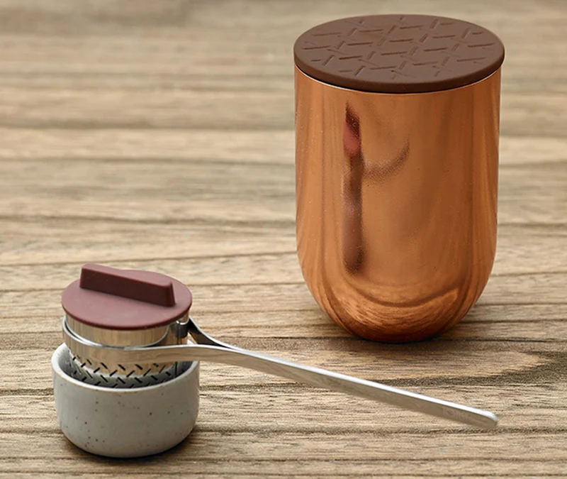 Weaver Tea Jar - Copper