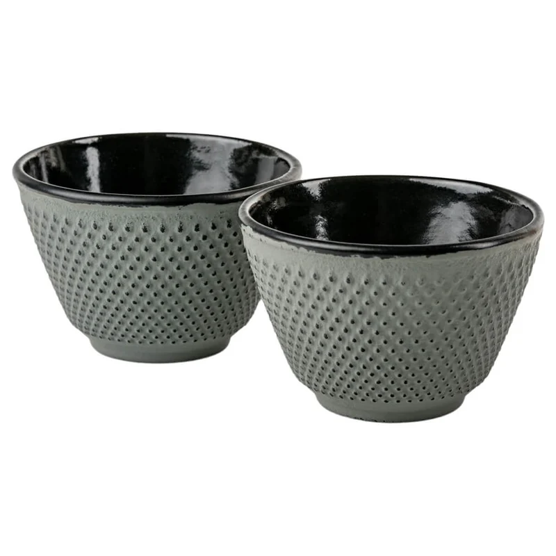 Teebecher Gusseisen Xilin, 2er-Set, hellgrün