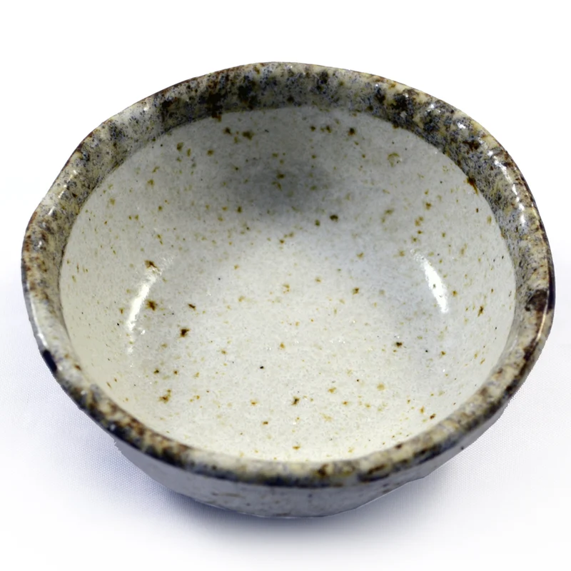 Beige Glazed Japanese Sushi Plate Set