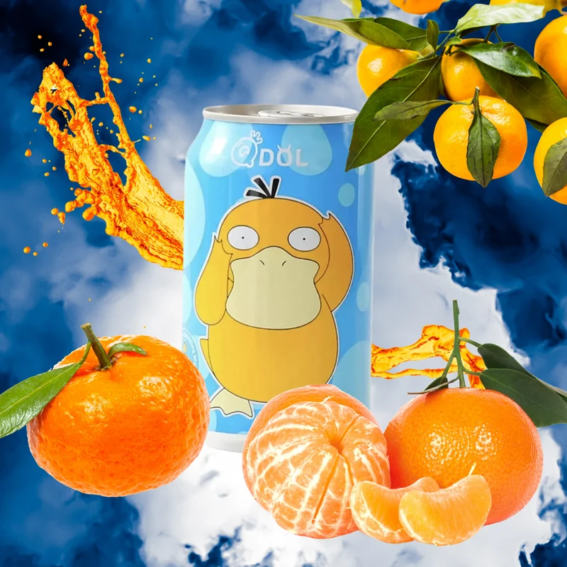 QDOL Pokemon Psyduck Zitrone Citrus 330ml