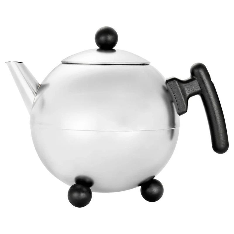 Bredemeijer Teekanne Duet® Bella Ronde aluminiumgrau 1,2lt.