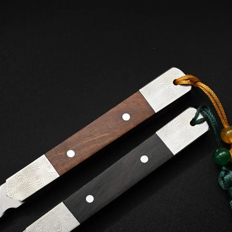 Handgefertigtes Kuchenmesser aus Puerh-Hartholz