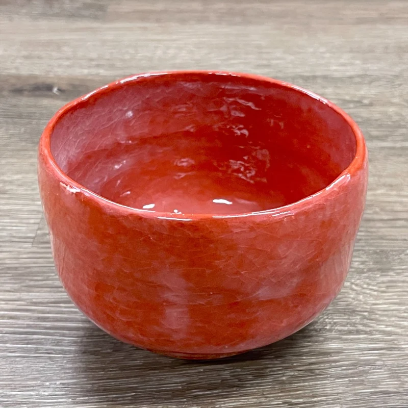 Sekiju – Japanische handgefertigte Matcha-Schale (Kyoyaki)