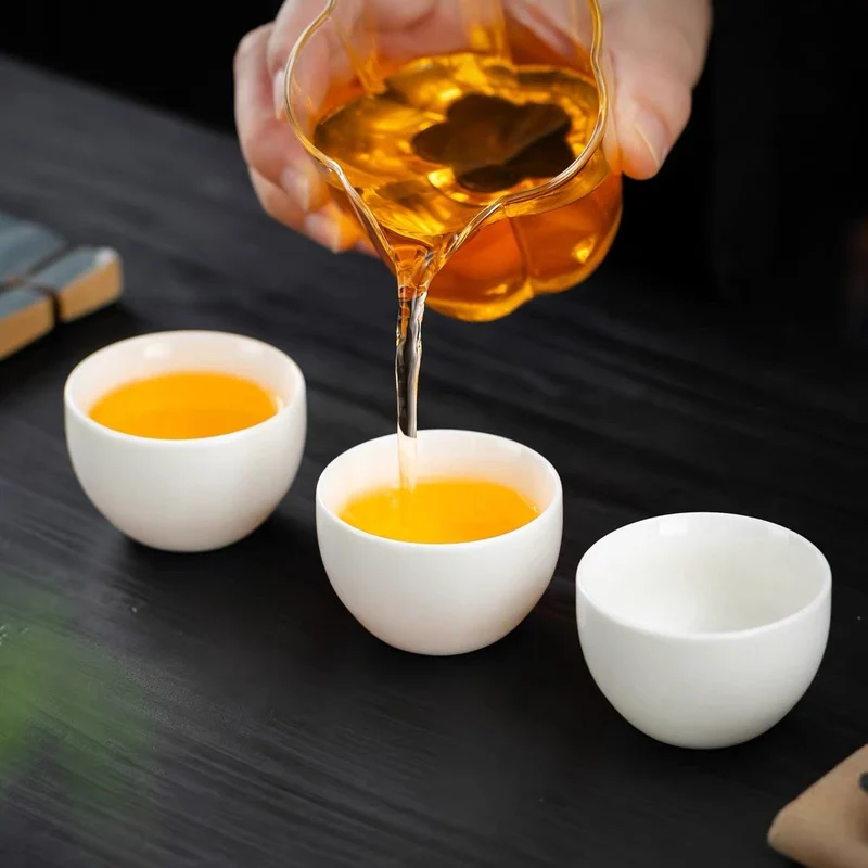 Tägliche weiße Porzellan-Gongfu-Teetasse