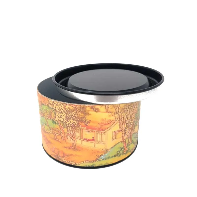 Dekoratives Fass-Geschenkset mit 4 losen Kräutertees