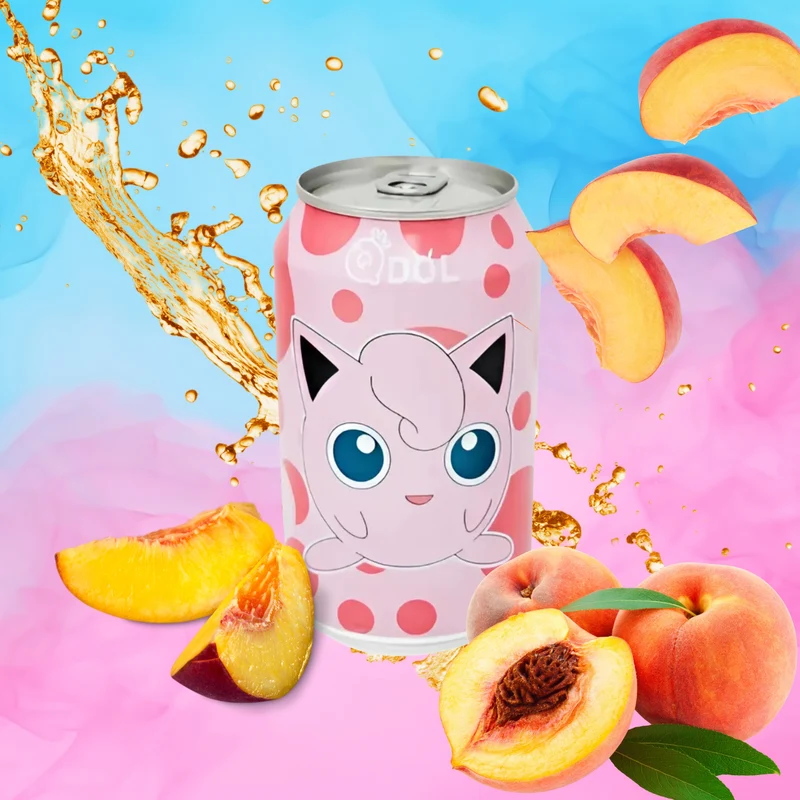 QDOL Pokemon Jigglypuff Pfirsich Limonade 330ml