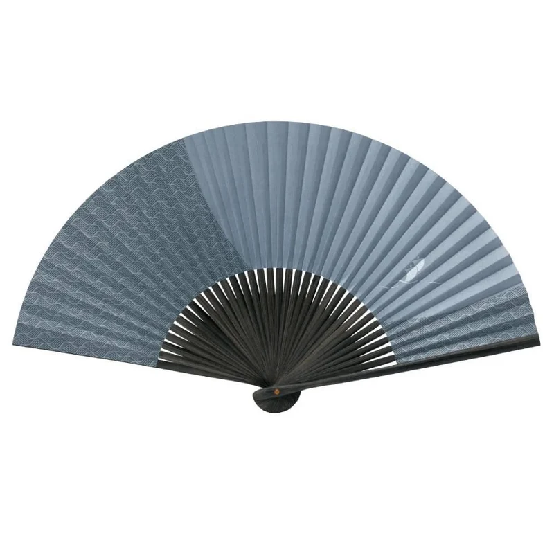 Yamani Sailing Boat Design Sensu Handheld Folding Fan 21.5cm
