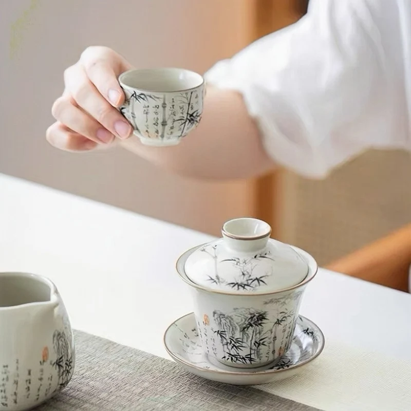 Ru Kiln Porzellan Premium Daily Gaiwan Kollektion