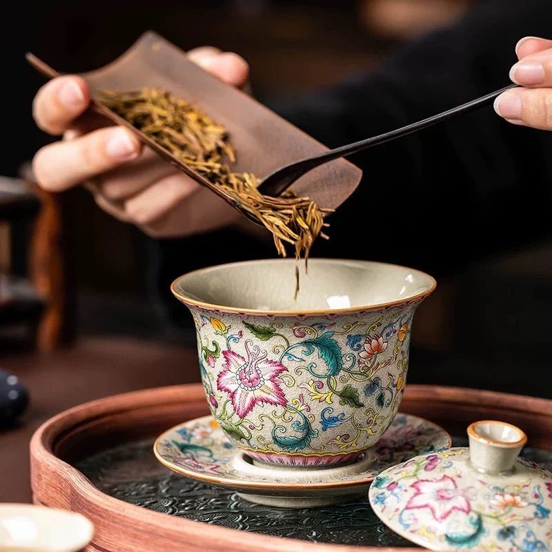Ru Kiln Porzellan Premium Daily Gaiwan Kollektion