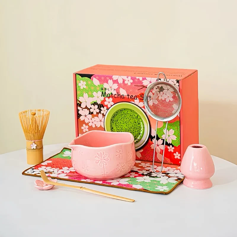 Komplettes Matcha-Zeremonie-Set mit erstklassigem Zeremonien-Matcha