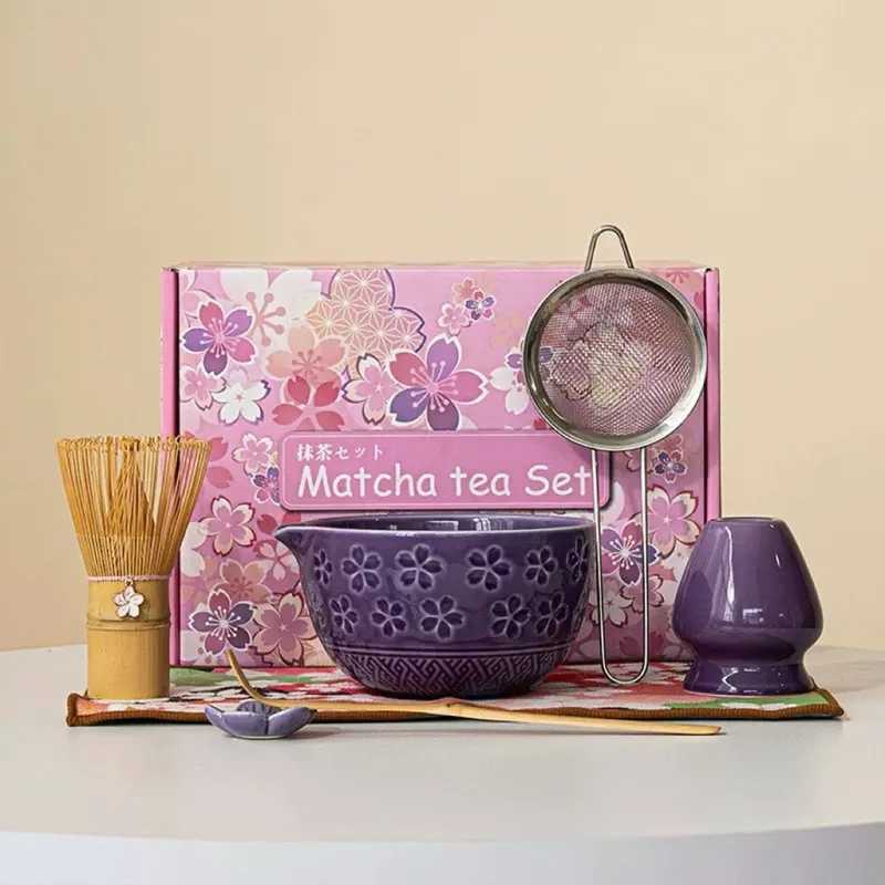 Komplettes Matcha-Zeremonie-Set mit erstklassigem Zeremonien-Matcha