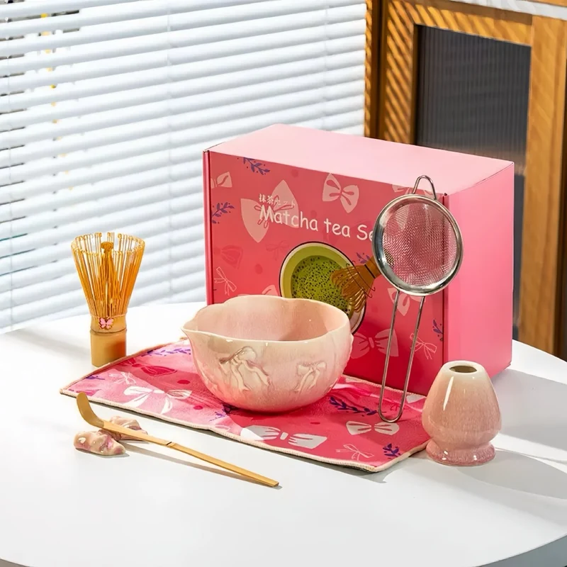 Komplettes Matcha-Zeremonie-Set mit erstklassigem Zeremonien-Matcha