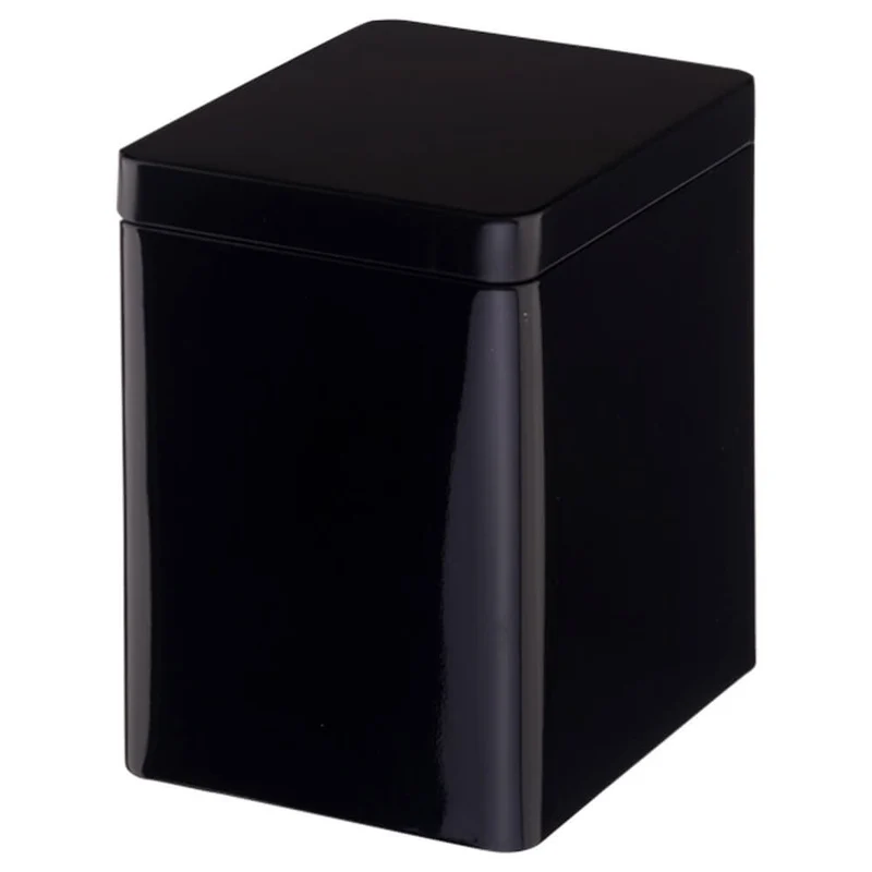 Teedose mit Stülpdeckel schwarz