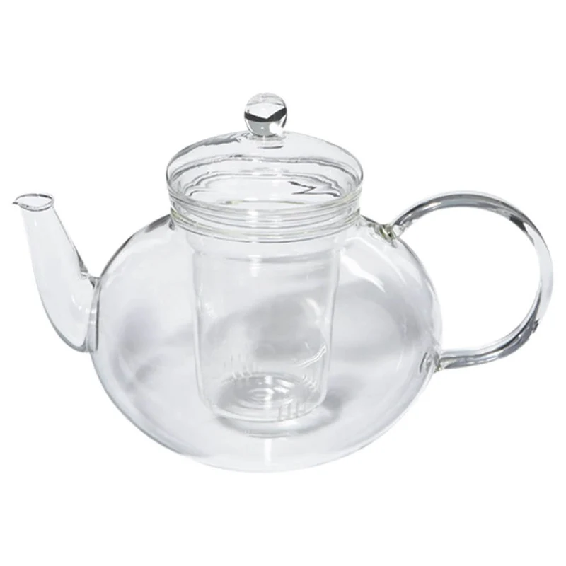 Glas-Teekanne Miko, 1,2lt. mit Glassieb