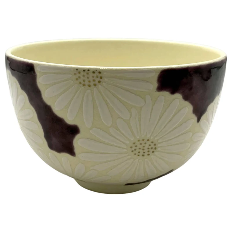 Matchaschale Risako im Margeriten Design