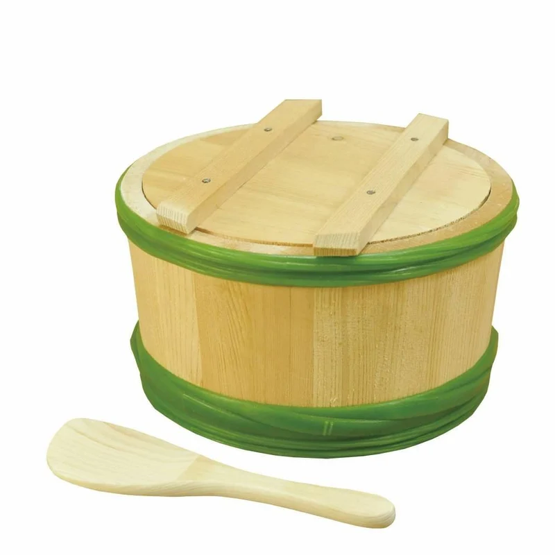 Wooden Aging Barrel For Homemade Miso Paste 1.5kg Capacity