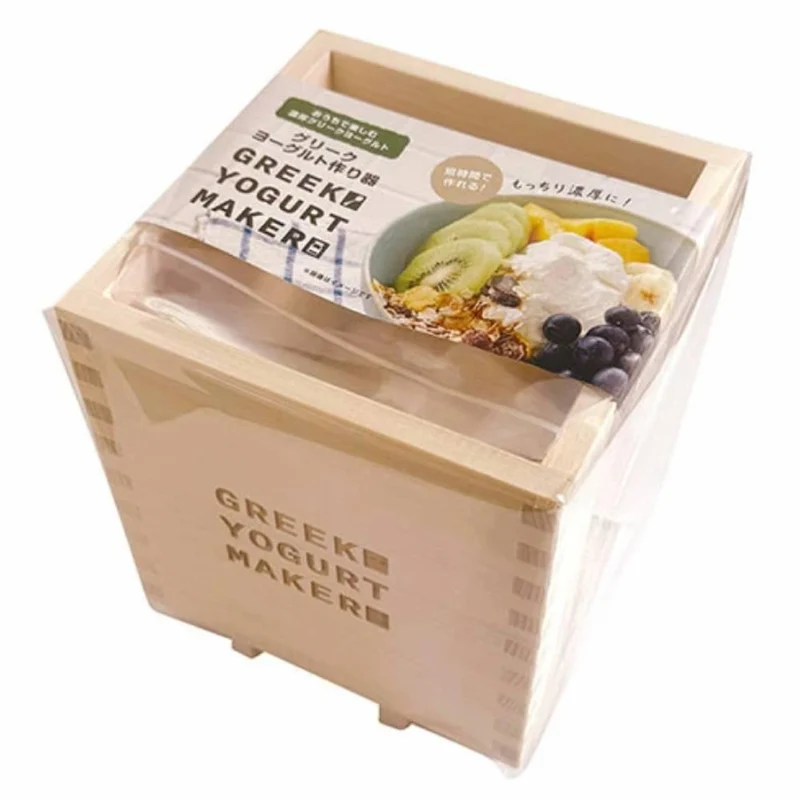 Hinoki Wood Strainer Greek Yogurt Maker & Strainer Set 1.5L