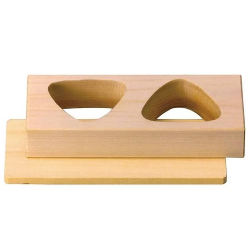 Hinoki Onigiri Mold Handcrafter Wooden Rice Ball Shaper 17cm