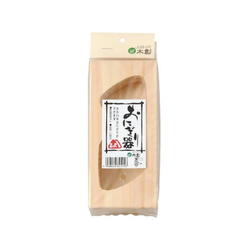 Hinoki Onigiri Mold Handcrafter Wooden Rice Ball Shaper 17cm