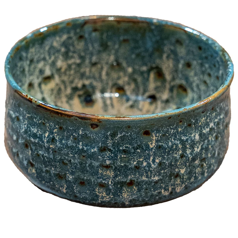 Hasami Porcelain Matchawan Rustic Matcha Tea Bowl With Wooden Box