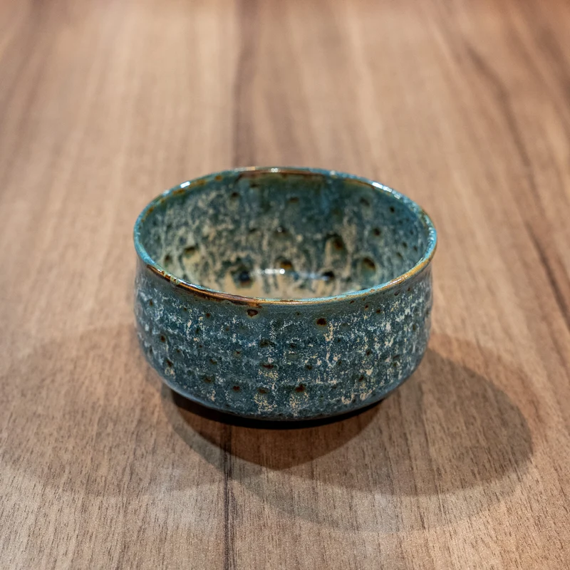 Hasami Porcelain Matchawan Rustic Matcha Tea Bowl With Wooden Box