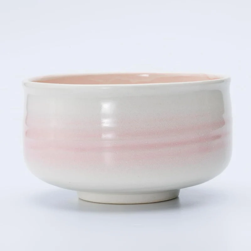 Hasami Porcelain Matchawan Pink Matcha Tea Bowl With Wooden Box