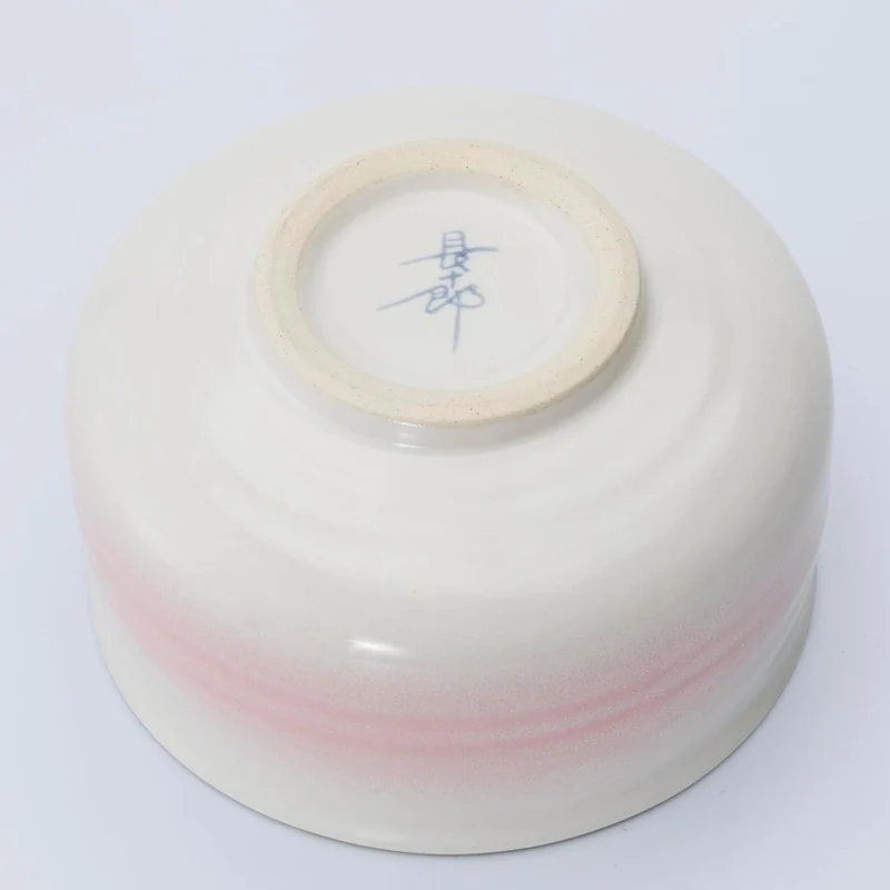 Hasami Porcelain Matchawan Pink Matcha Tea Bowl With Wooden Box