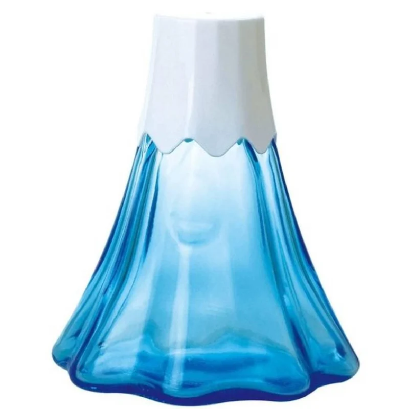 Mt. Fuji Shaped Glass Bottle Water Server With Cap 400ml