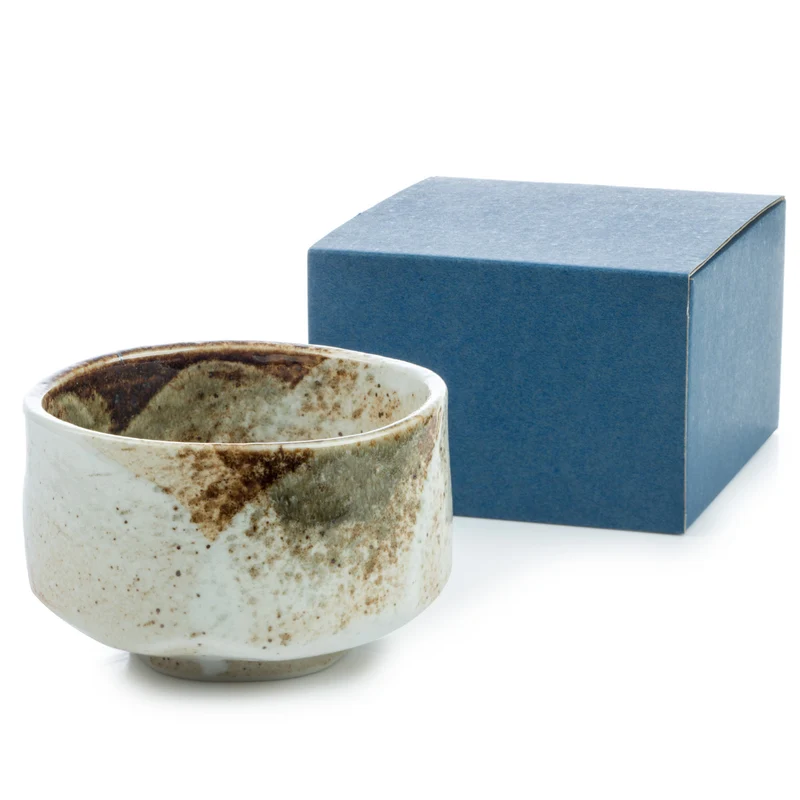 Matcha Tea Bowl - Yukishino Glaze