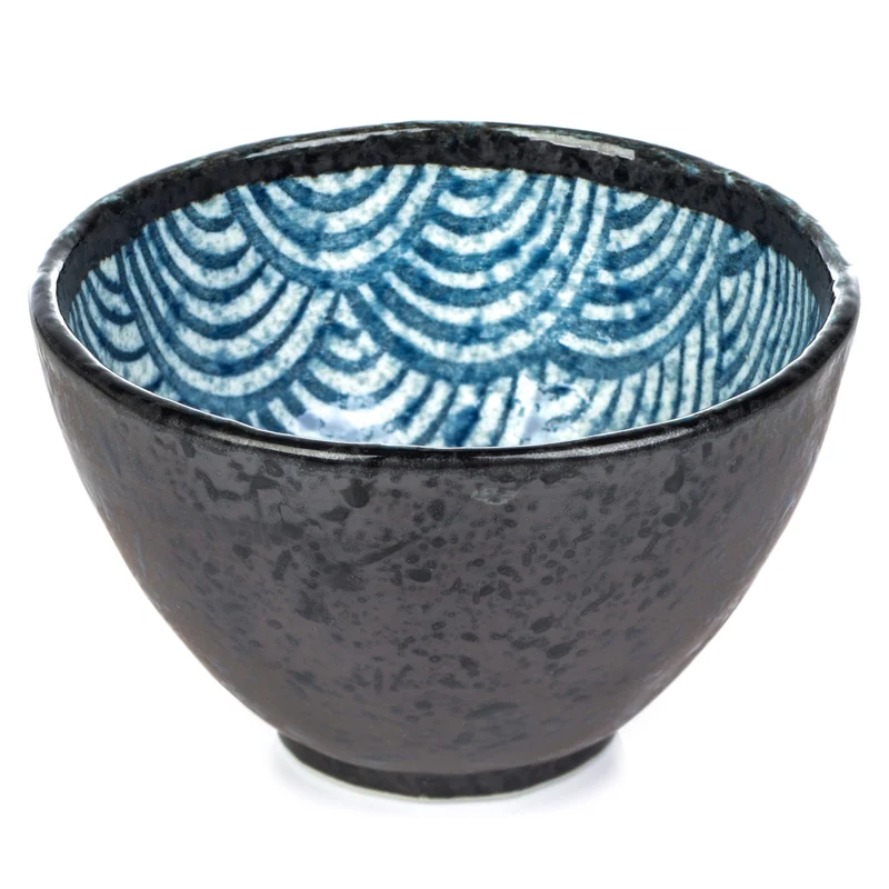 Seikaiha Japanese Rice Bowl