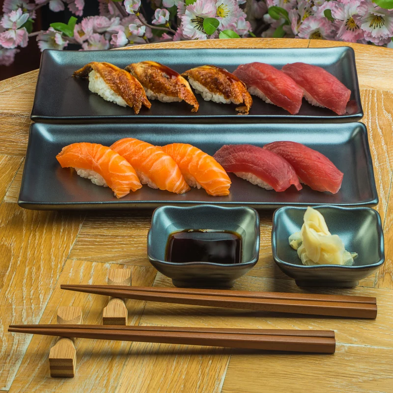 Sumi Japanese Sushi Dish Set