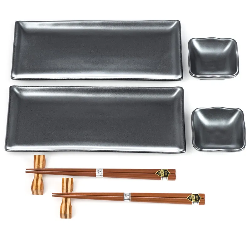 Sumi Japanese Sushi Dish Set