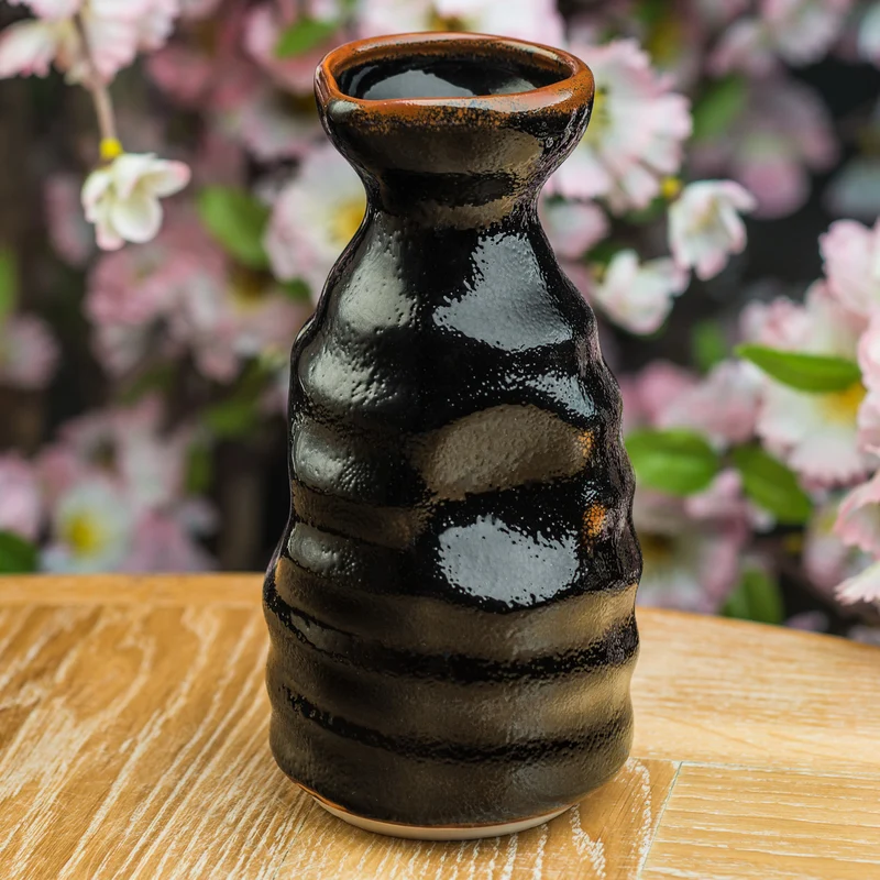 Tenmoku Sake Bottle