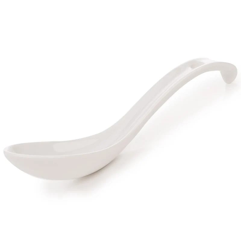 White Japanese Soup Spoon