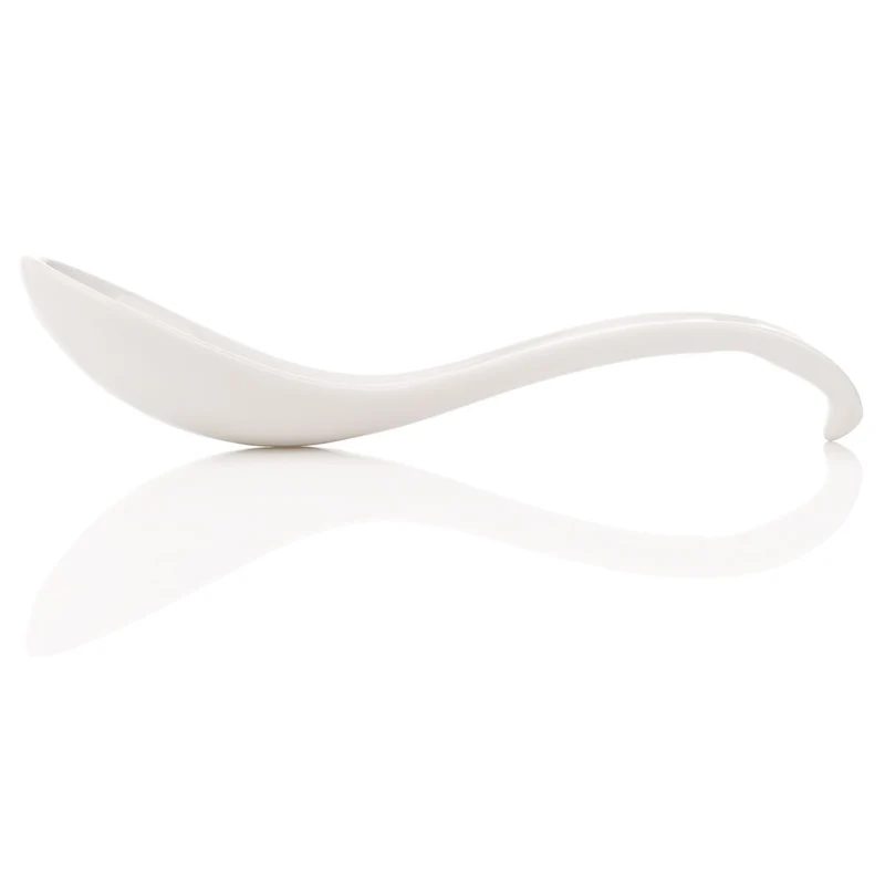 White Japanese Soup Spoon
