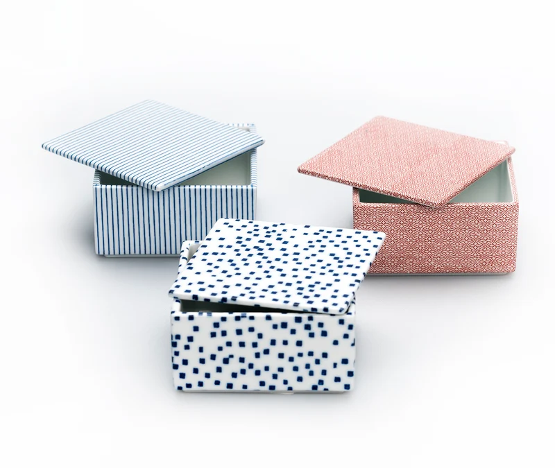 Ju-bako Stacking Box Set Single - Blue Square