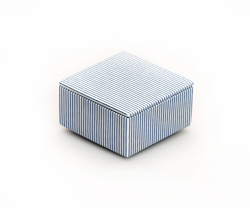 Ju-bako Stacking Box Set Single - Blue Stripe