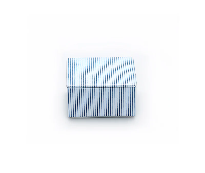 Ju-bako Stacking Box Set Single - Blue Stripe
