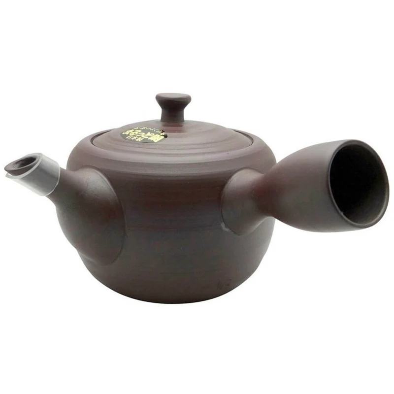 Geriffelte Kyusu (Seitengriffkanne)