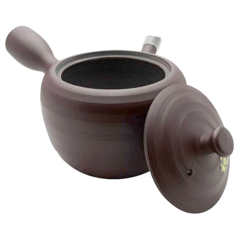 Geriffelte Kyusu (Seitengriffkanne)