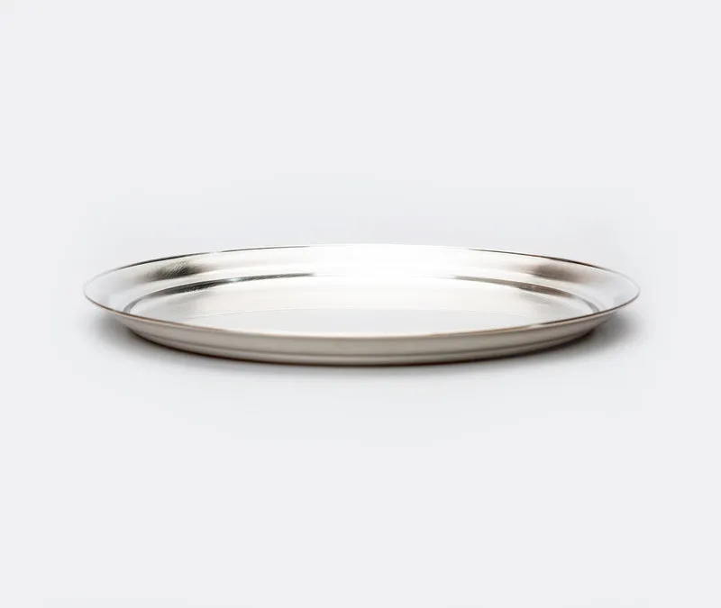 Brass & Silver-plate Tray