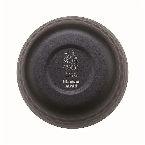 Ptygrace Titanium Hammered Sake Cup Double Wall Insulated 80ml